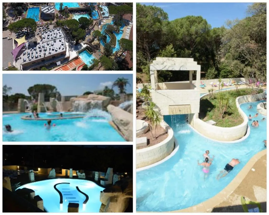 Kemping Mobile-Home Aux Cigales Le Muy 4-6 Personnes,Exterieur Xxl Pergola ,Veranda Salon Jardin Francja