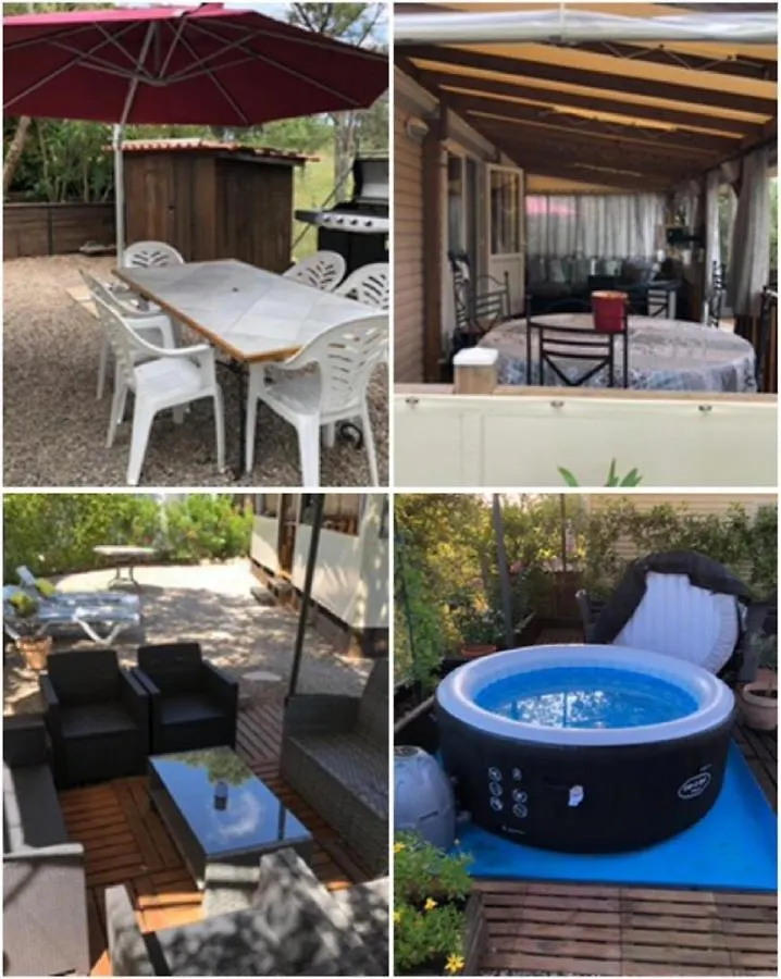 Campsite Mobile-Home Aux Cigales Le Muy 4-6 Personnes,Exterieur Xxl Pergola ,Veranda Salon Jardin